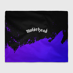 Плед Motorhead purple grunge