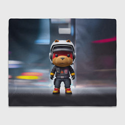 Плед Кроха капибара - киберпанк - нейросеть