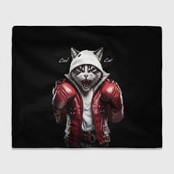 Плед Cool fighting cat