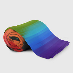 Плед флисовый Летняя радуга, цвет: 3D-велсофт — фото 2