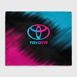 Плед Toyota - neon gradient