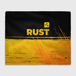 Плед Rust - gold gradient: символ сверху