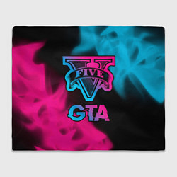 Плед GTA - neon gradient