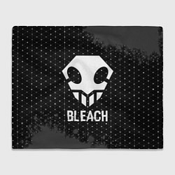 Плед Bleach glitch на темном фоне