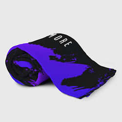 Плед флисовый Paramore purple grunge, цвет: 3D-велсофт — фото 2