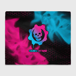 Плед Gears of War - neon gradient