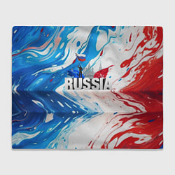 Плед Russia abstract