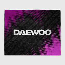 Плед Daewoo pro racing: надпись и символ