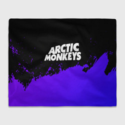 Плед Arctic Monkeys purple grunge