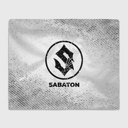 Плед Sabaton с потертостями на светлом фоне