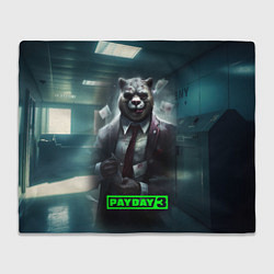 Плед Payday 3 crazy bear