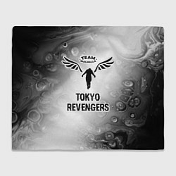 Плед Tokyo Revengers glitch на светлом фоне