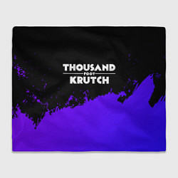 Плед Thousand Foot Krutch purple grunge