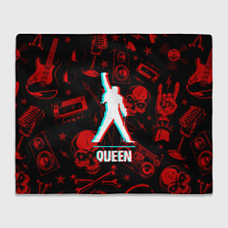 Плед Queen rock glitch