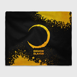 Плед Demon Slayer - gold gradient