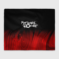 Плед флисовый My Chemical Romance red plasma, цвет: 3D-велсофт