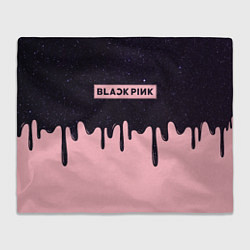 Плед флисовый Blackpink - oil space, цвет: 3D-велсофт