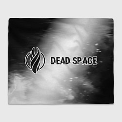 Плед Dead Space glitch на светлом фоне: надпись и симво
