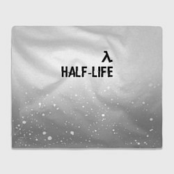 Плед Half-Life glitch на светлом фоне: символ сверху