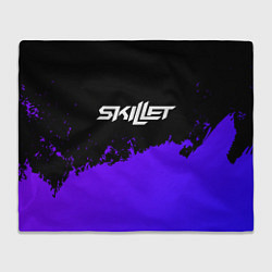 Плед Skillet purple grunge