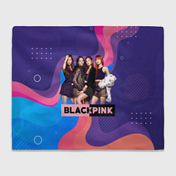 Плед флисовый K-pop Blackpink girls, цвет: 3D-велсофт