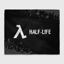 Плед Half-Life glitch на темном фоне: надпись и символ