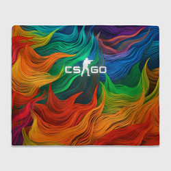 Плед Cs Go Logo Color