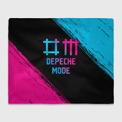 Плед Depeche Mode - neon gradient