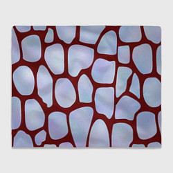 Плед флисовый Клеточная ткань, цвет: 3D-велсофт