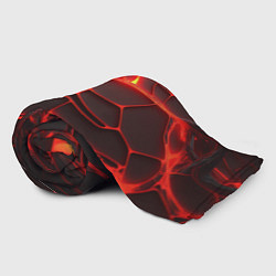 Плед флисовый Разлом красных плит, цвет: 3D-велсофт — фото 2
