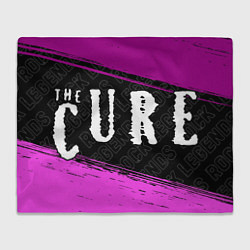 Плед The Cure rock legends: надпись и символ