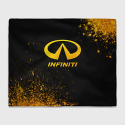 Плед Infiniti - gold gradient