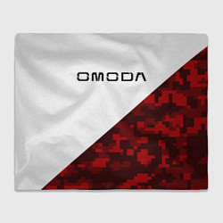 Плед Omoda red white