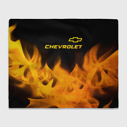 Плед Chevrolet - gold gradient: символ сверху