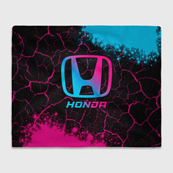 Плед Honda - neon gradient