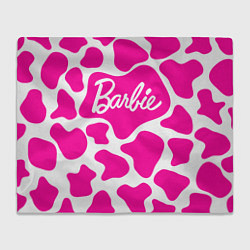 Плед флисовый Животный паттерн - Барби, цвет: 3D-велсофт