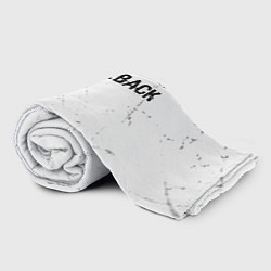 Плед флисовый Nickelback glitch на светлом фоне: символ сверху, цвет: 3D-велсофт — фото 2