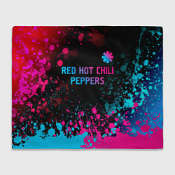 Плед Red Hot Chili Peppers - neon gradient: символ свер