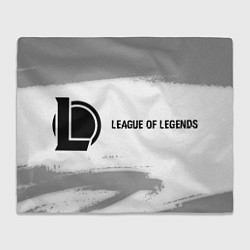 Плед League of Legends glitch на светлом фоне: надпись