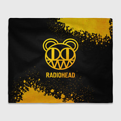 Плед Radiohead - gold gradient