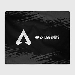Плед Apex Legends glitch на темном фоне: надпись и симв
