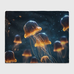 Плед Люминисцентные медузы