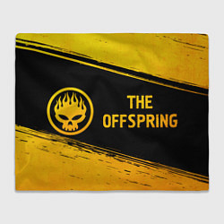 Плед The Offspring - gold gradient: надпись и символ