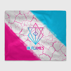 Плед In Flames neon gradient style