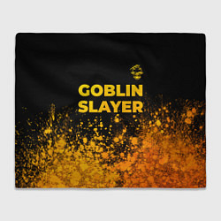 Плед Goblin Slayer - gold gradient: символ сверху