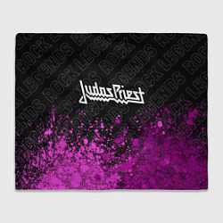 Плед Judas Priest rock legends: символ сверху