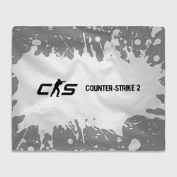 Плед Counter-Strike 2 glitch на светлом фоне: надпись и
