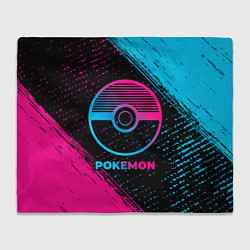 Плед Pokemon - neon gradient