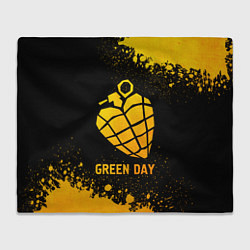 Плед Green Day - gold gradient