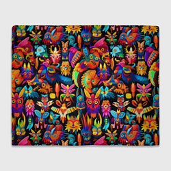 Плед флисовый Мифические монстрики, цвет: 3D-велсофт